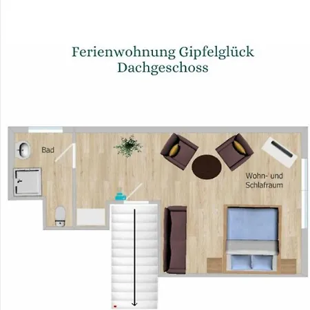 Апартаменты Gipfelglueck Mit Balkon